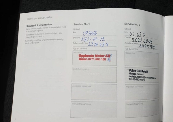 Volvo V60 Cross Country cena 136900 przebieg: 116259, rok produkcji 2019 z Puszczykowo małe 301